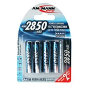 Comparateur de prix : Ansmann Piles Rechargeables Numériques Aa Mignon 2850 1x4 Nimh 2650mah