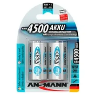 Pile Ansmann c 4500mAh Baby NiMH 1,2V   1000x rechargeable (lot de 2) pas cher