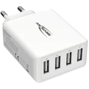 Comparateur de prix : Ansmann HC430 chargeur 4xUSB 3000mA blanc
