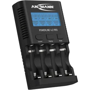Ansmann Chargeur à batteries pour 4 piles AA/AAA NiMH + décharge, test, rafr.