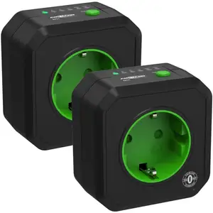 ANSMANN Lot de 2 prises programmables AES1 avec compte à rebours Noi... pas cher
