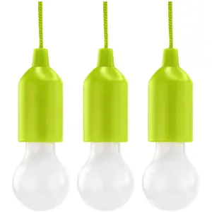 HyCell Pull Light verte avec tirette, incl. piles aaa (3 pces) pas cher