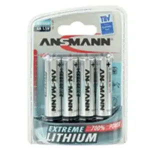 Comparateur de prix : ANSMANN Mignon Extreme Lithium batterie - 4 x type AA - Li