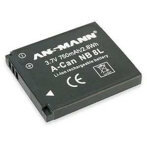 Ansmann Batterie photo numerique type Canon NB-8L Li-ion 3.7V 750mAhVendu paramazon