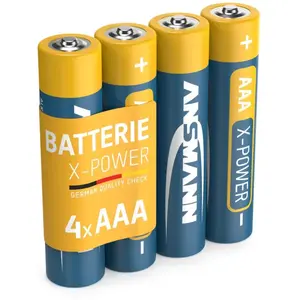 ANSMANN 5015653 X-Power super piles alcalines AAA Longlife (Paquet de 4) pas cher