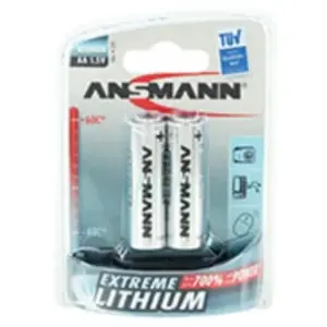 Ansmann - Extreme Pile LR6 (aa) lithium 2850 mAh 1.5 v 2 pc(s) S193791 pas cher