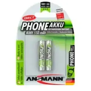 Pile rechargeable LR3 (aaa) NiMH 1.2 v Ansmann 5035523 550 mAh 2 pc(s) pas cher