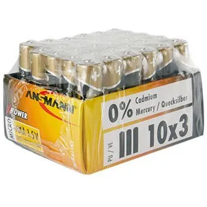Ansmann ANSMANN X-POWER Micro AAA - Batterie 3 x AAA - Alcaline (pack de 10) pas cher