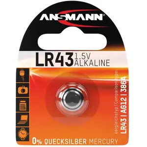 ANSMANN 5015293 Knofpzelle piles alcalines LR43 - 1.5V pas cher