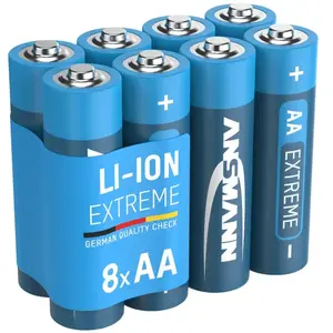Piles Mignon aa Extreme Lithium 1,5V (lot de 8) - Ansmann pas cher
