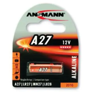 Pile alcaline a 27 blister de 1 (1516-0001) - Ansmann pas cher