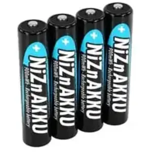 Comparateur de prix : HR03 Pile rechargeable LR3 (aaa) NiZn 550 mAh 1.6 v 4 pc(s) - Ansmann