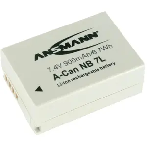 Ansmann Batterie Au Lithium A-canon Nb-7l 900mah 7.4v pas cher