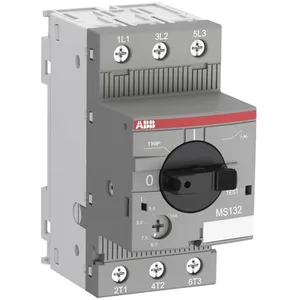 ABB - Interrupteur de protection moteur 1,6-2,5A 100Ka 2,5 modules MS1...Vendu paramazon