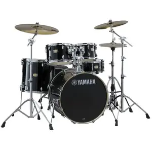 Yamaha Stage Custom Birch Fusion 20" 5 Futs Raven Black + Pack Hw780