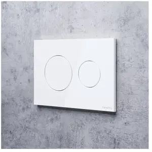 neeos FP65 Plaque de déclenchement pour WC, 16787WH, pas cher