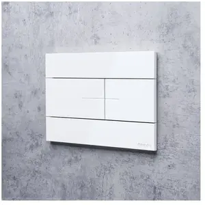 neeos FP75 Plaque de déclenchement pour WC, 16786WH,