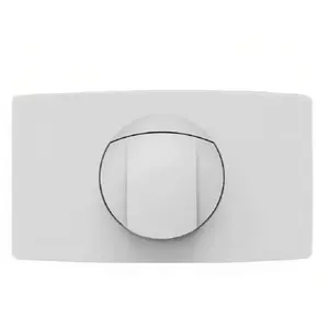 Sanit - Plaque de commande double touche, pour réservoir encastré, blanche pas cher