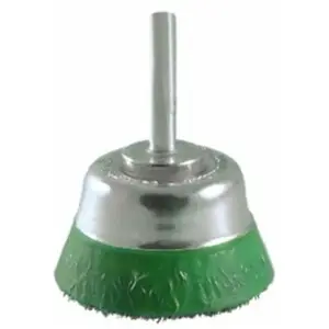 Brosse coupe, fil acier laitonné ondulé enrobé avec tige de 6 mm - 930 821-7002 - Osborn pas cher