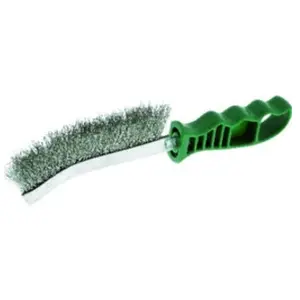 Comparateur de prix : OSBORN - Brosse à main, fil acier inox ondulé - 462 391-0008