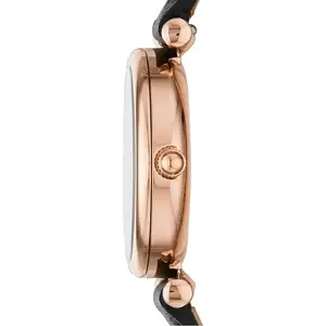 Montre Femme - Fossil - ES4700 Mini Carlie - Cuir Noir - Quartz - Étanchéité 30m pas cher