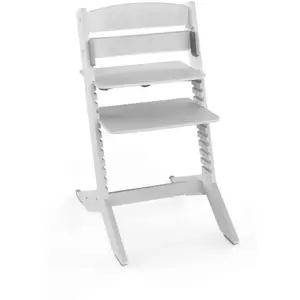 Nala - chaise haute en bois bébé et enfant grise 2341_LG