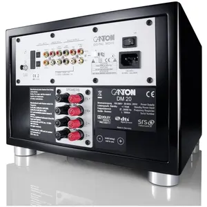 Canton DM 20 - Système surround virtuel (350 W), Barre de son, Noir