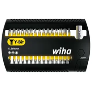 Comparateur de prix : Wiha Wiha XLSelector Jeu de 31 embouts en Y 25 mm 41832