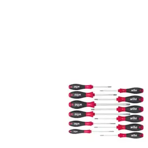 Comparateur de prix : Jeu de tournevis SoftFinish Wiha - 12 pièces - Rouge et noir