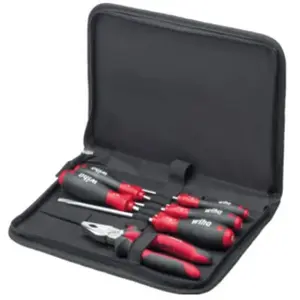 Wiha Ensemble d'outils 7 pcs Tournevis mécanique et pince universelle pas cher
