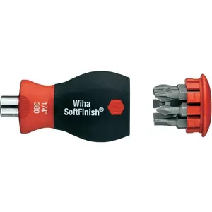 Wiha Stubby/380103 Porte-embout avec magasin de rangement 1/4" Aimanté (Import Allemagne)