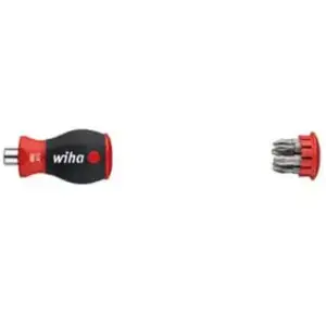 Comparateur de prix : Tournevis WIHA Stubby avec magasins 6 embouts standard - 33741