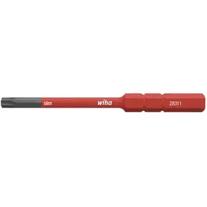 Comparateur de prix : Wiha - Embout slim electric torx® T15 x 75 mm (35508)