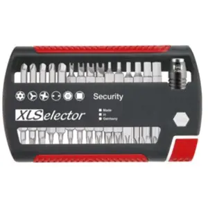 Wiha Coffret 30 embouts de vissage sécurité / antivol XL Selector 541534 WIHA pas cher
