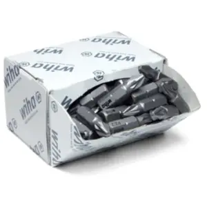 Comparateur de prix : Wiha Embout de vissage Standard - Boite de 50 embouts - PZ1 x 25 mm - 08056