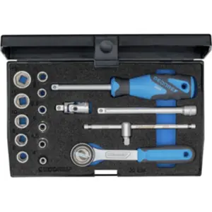 Comparateur de prix : Gedore Gedore Composition de douilles 1/4"" 4-13 mm - 20 EMU-3