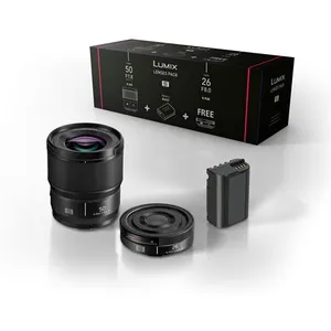 Panasonic Kit Accessoires Lumix Optique fixe grand angle 26mm S-R26E +... pas cher