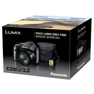 Panasonic Lumix DC-FZ82 Noir + Housse + Carte SD 8 Go pas cher