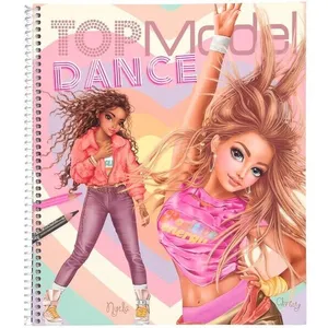 Comparateur de prix : TOP MODEL Album a colorier avec stickers - Depesche
