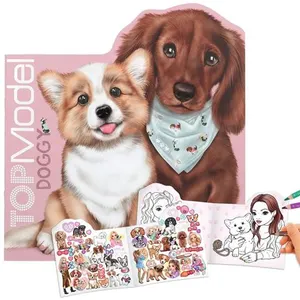 Comparateur de prix : Top Model Livre de coloriage - Kitty and Doggy
