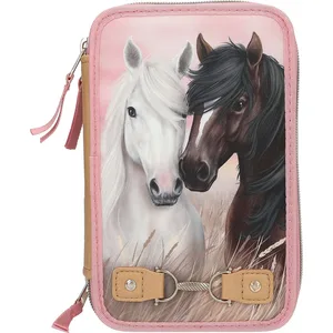 Comparateur de prix : Depesche 13187 Miss Melody Dusty Rose - Trousse à Crayons 3 Compartime...