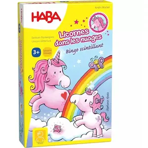 HABA Licornes dans les nuages - Bingo scintillant pas cher