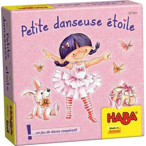 HABA Petite danseuse étoile - Petit jeu de danse coo pas cher
