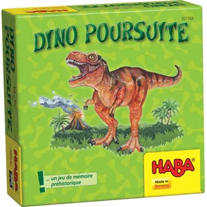 Jeu de mémoire préhistorique - HABA - Dino Poursuite - Enfant - A partir de 5 ans pas cher