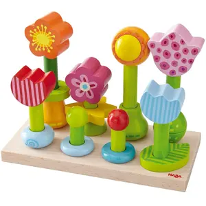 Comparateur de prix : Haba Haba Jeu À Enficher Jardin De Fleurs