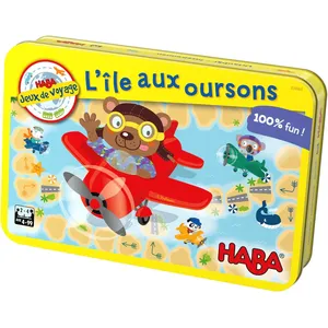 Jeu de voyage Haba L’île aux oursons pas cher