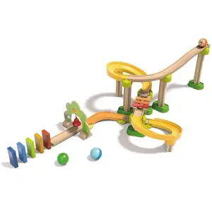 Kullerbu - Toboggan à billes Haba - Bébé animaux pas cher