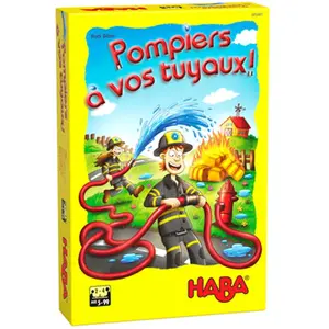Jeu de société Haba Pompiers à vos tuyaux pas cher