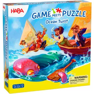 Haba Jeu De Société Game Meets Puzzle Ocean Twist pas cher