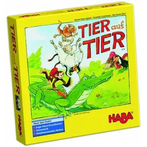 Haba - 4478 - Pyramide d'animaux pas cher